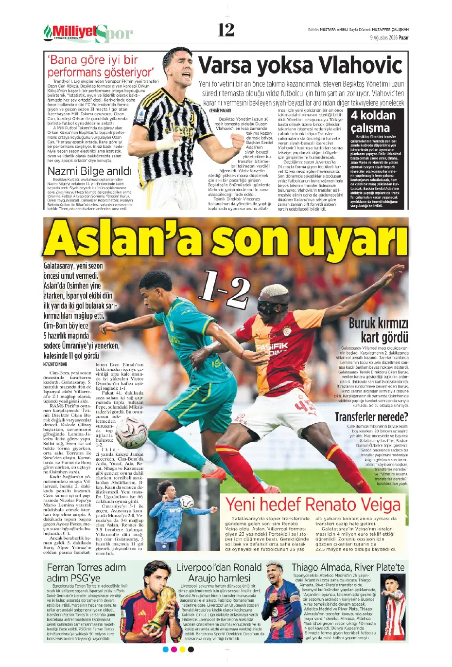 Fenerbahçe'de yaprak dökümü! Çağlar Söyüncü dahil tam 11 futbolcu | Sporun manşetleri - 21 Fenerbahçe'de yaprak dökümü! Çağlar Söyüncü dahil tam 11 futbolcu | Sporun manşetleri - 21