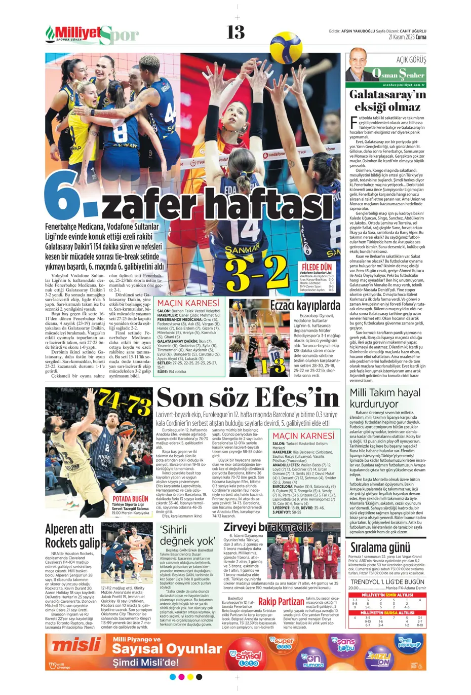 "Galatasaray'dan Rodrygo bombası" | Sporun manşetleri - 10