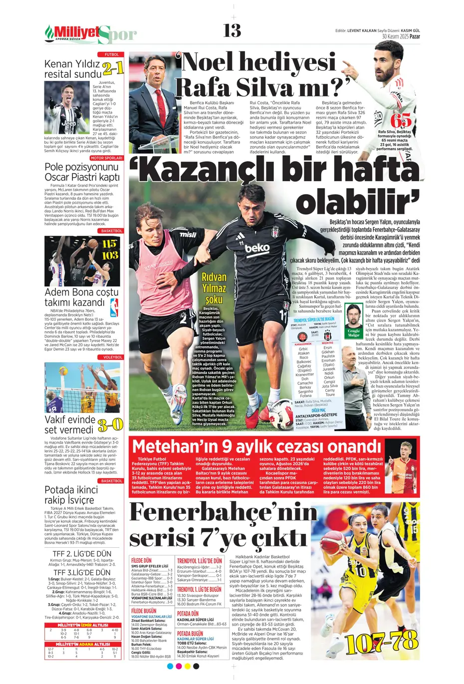 "Merih Demiral'da sona gelindi, imzalar yakın" | Sporun manşetleri - 14 "Merih Demiral'da sona gelindi, imzalar yakın" | Sporun manşetleri - 14