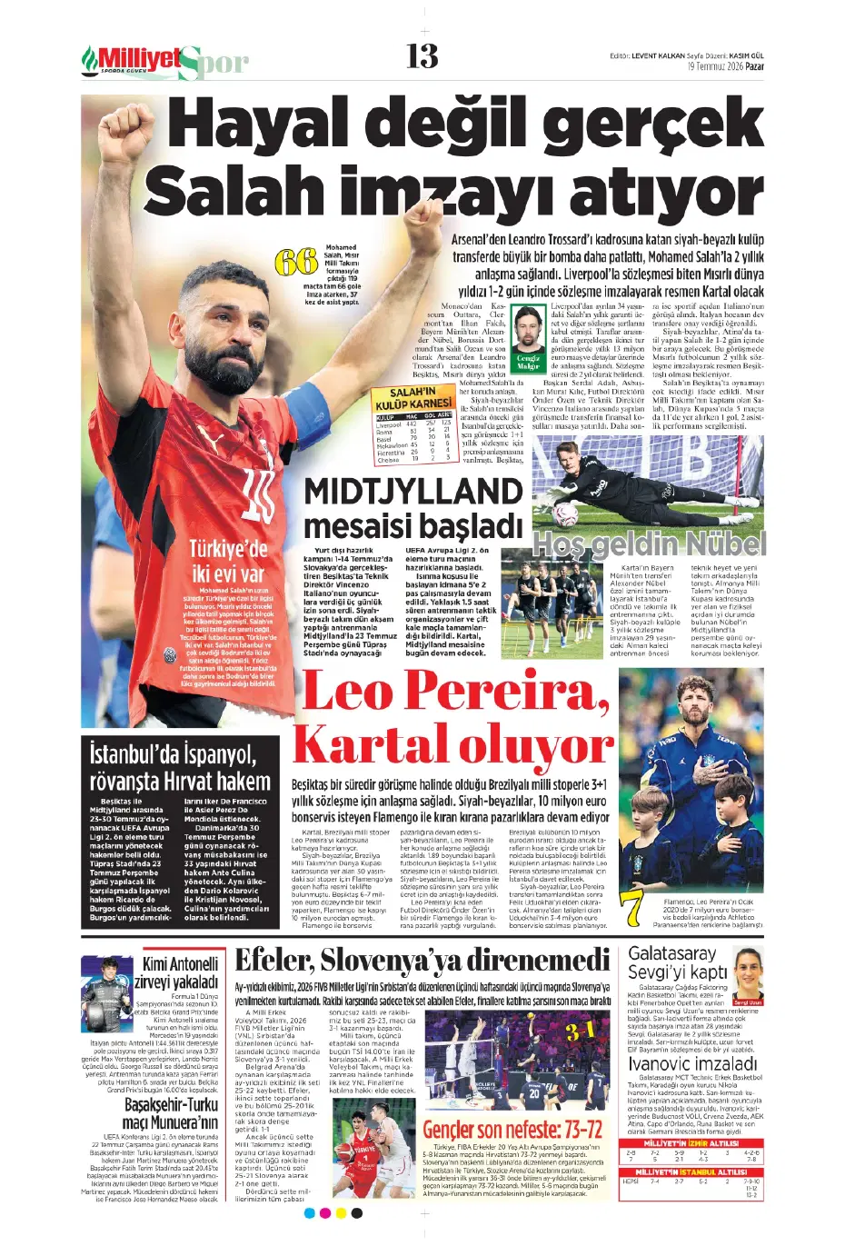 Salah sonrası durmak yok! Beşiktaş'tan bir transfer daha, işlem tamam | Sporun manşetleri - 2