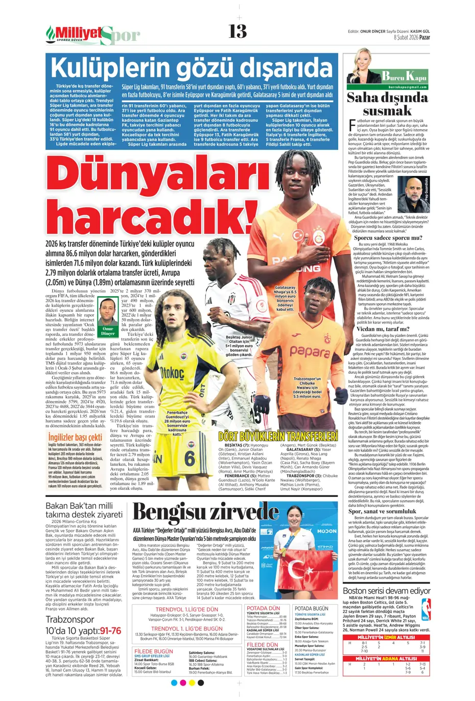 "Darwin Nunez apronda" | Sporun manşetleri - 29