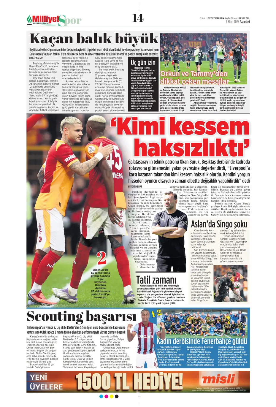 "Icardi'nin mutsuzluğunun 3 nedeni" | Sporun manşetleri - 17