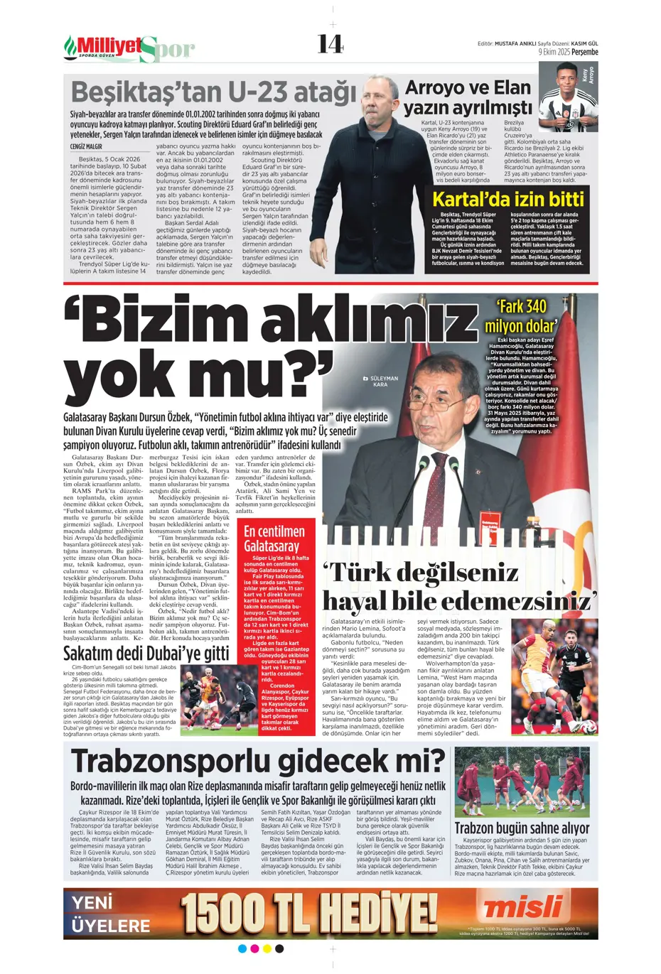 "Fenerbahçe, Tedesco'yla ilgili kararını verdi" | Sporun manşetleri - 14