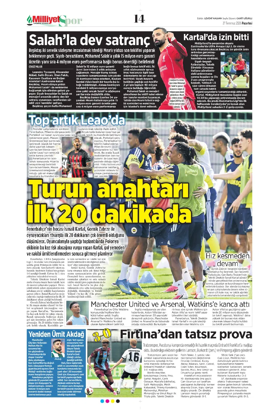 Transferde Günay Güvenç bombası patlamak üzere | Sporun manşetleri - 18