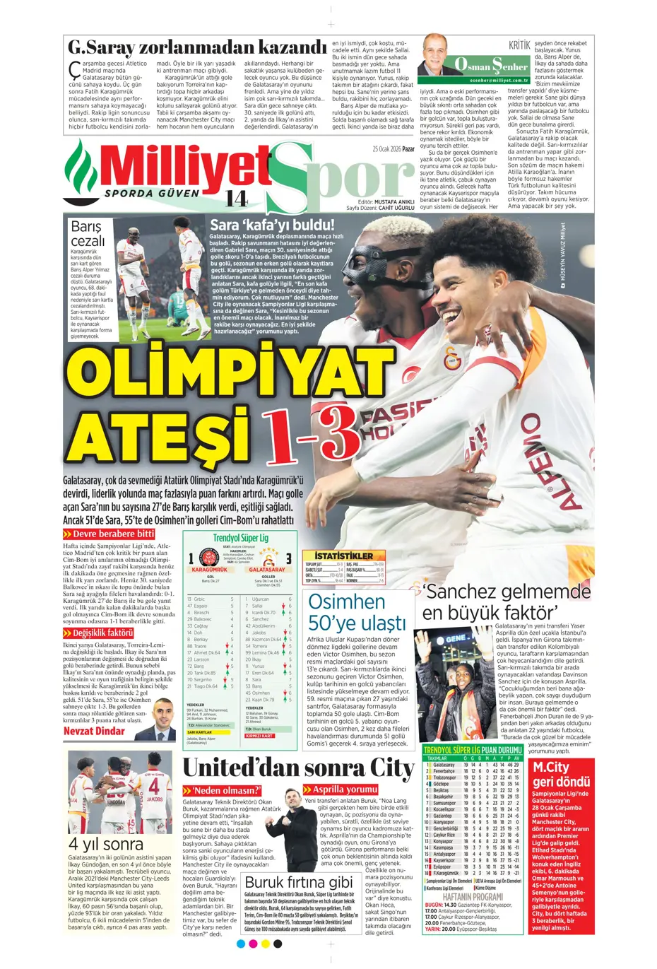 "Asprilla sonrası Galatasaray'ın 3. transferi de belli oldu" | Sporun manşetleri - 38