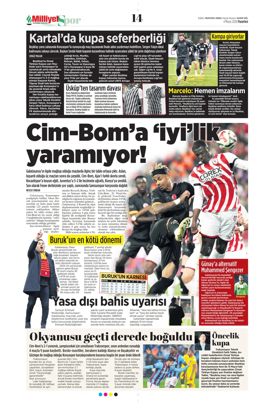 Galatasaray'da dev operasyon: Icardi'yle birlikte 7 isme güle güle | Sporun manşetleri - 34 Galatasaray'da dev operasyon: Icardi'yle birlikte 7 isme güle güle | Sporun manşetleri - 34