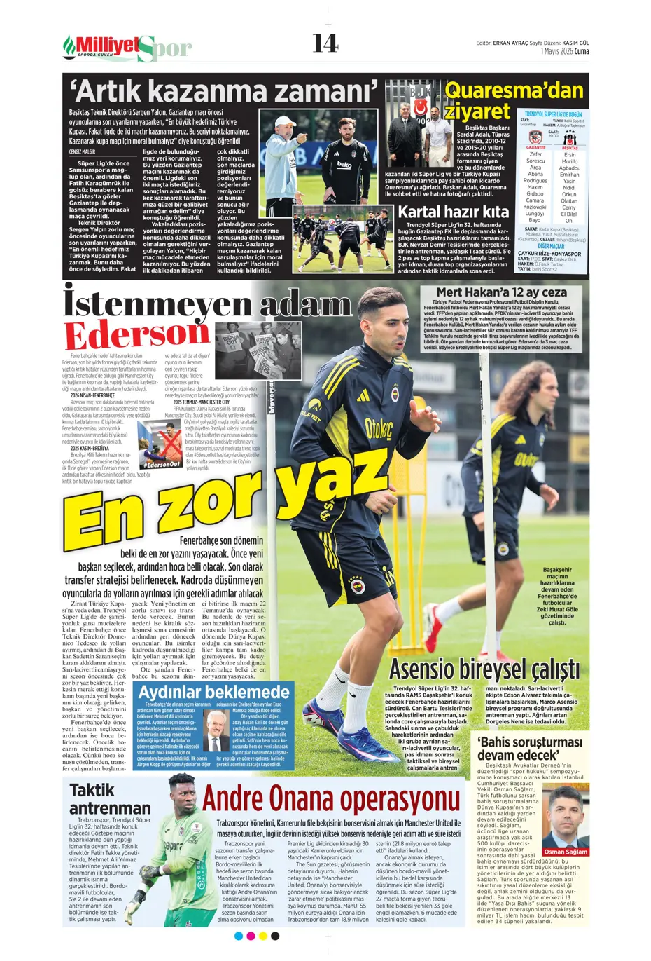 Fenerbahçe'den Salah bombası: Görüşme yapıldı | Sporun manşetleri - 32 Fenerbahçe'den Salah bombası: Görüşme yapıldı | Sporun manşetleri - 32