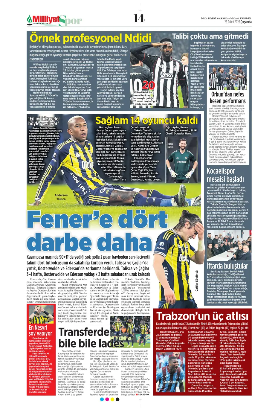 "Fenerbahçe'de Vedat Muriqi sürprizi yaşanıyor" | Sporun manşetleri - 23