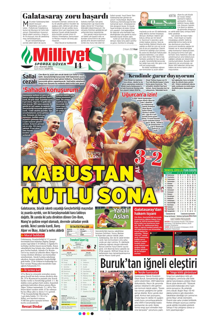 "Jadon Sancho bedavaya Fenerbahçe'ye" | Sporun manşetleri - 9