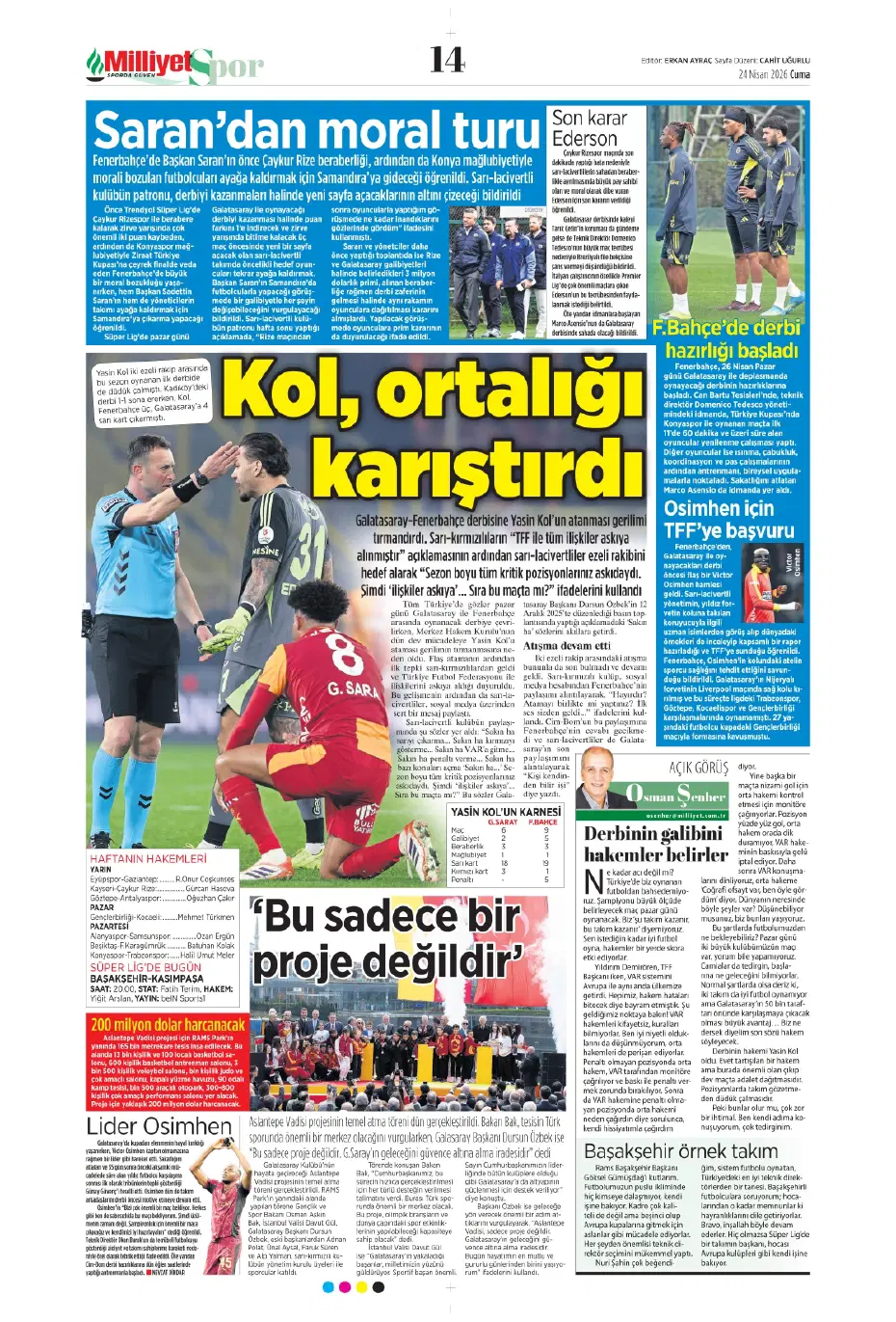 Ve Osimhen için kritik gün geldi çattı | Sporun manşetleri - 15