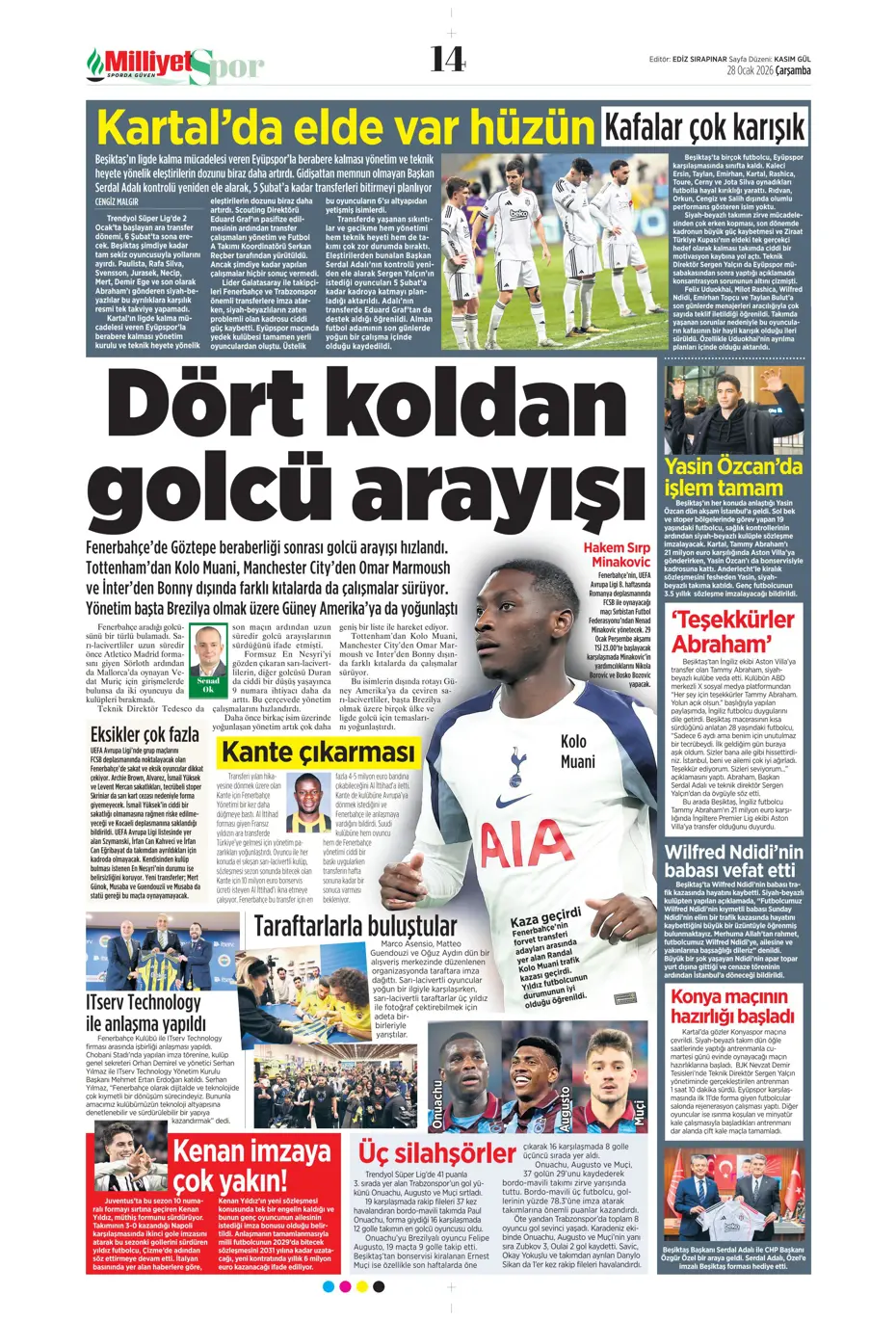 "Jose Mourinho Fenerbahçe'den bomba transfer yapıyor" | Sporun manşetleri - 20