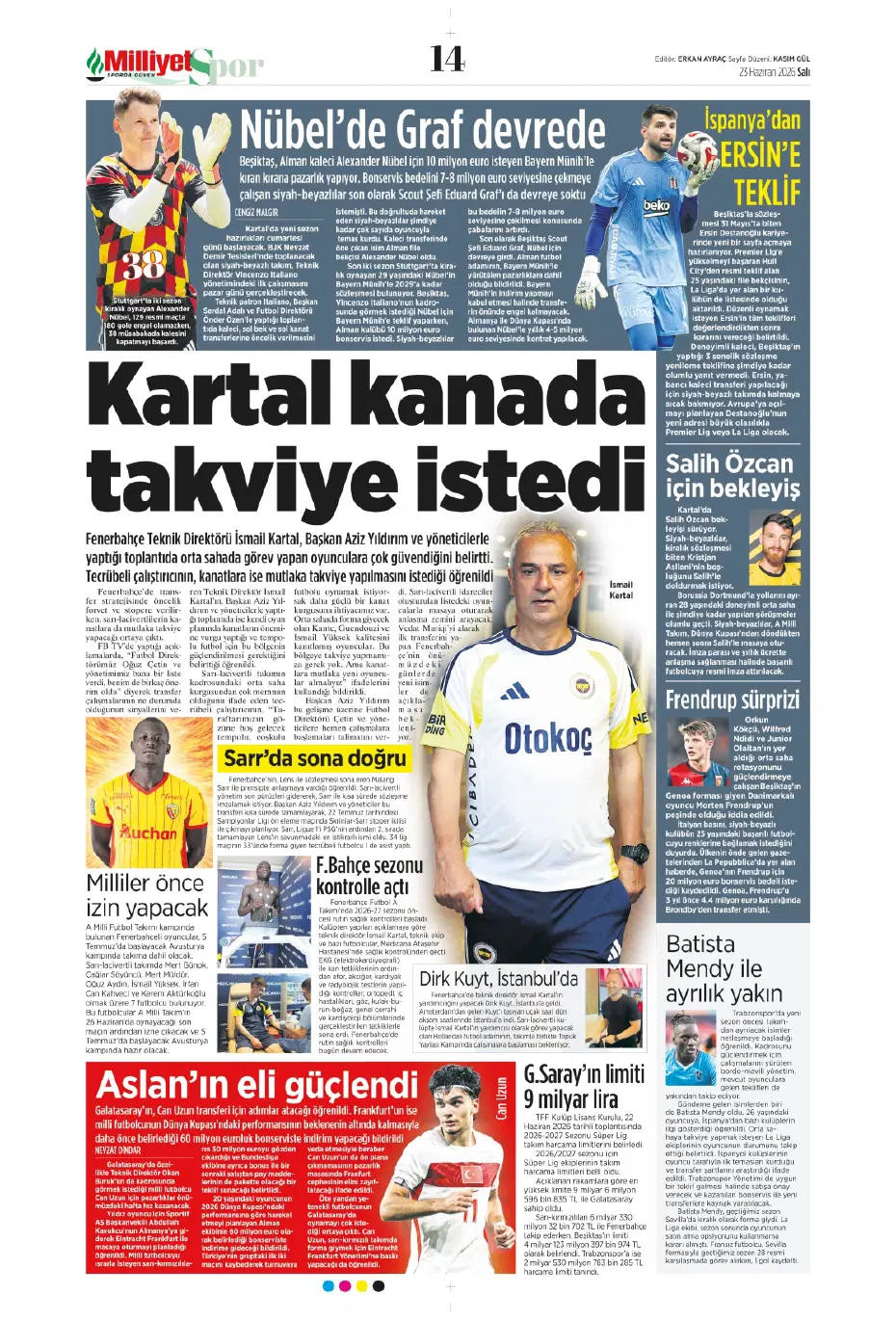 Ve Fenerbahçe'ye Konyaspor'dan Adil Demirbağ cevabı geldi | Sporun manşetleri - 25