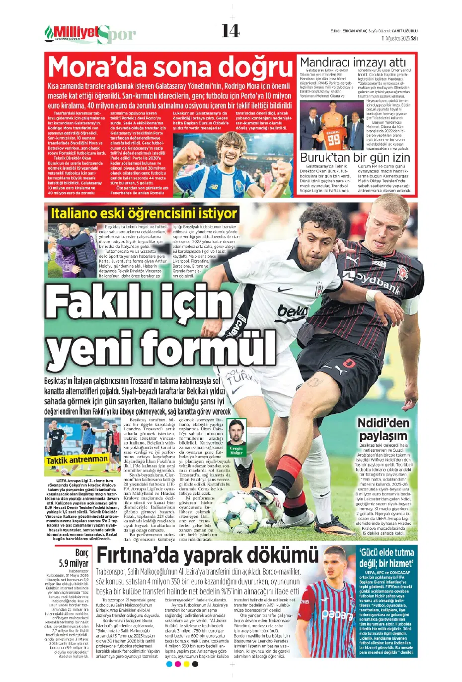 Ederson takasıyla yıldız sol kanat Fenerbahçe'ye geliyor | Sporun manşetleri - 15