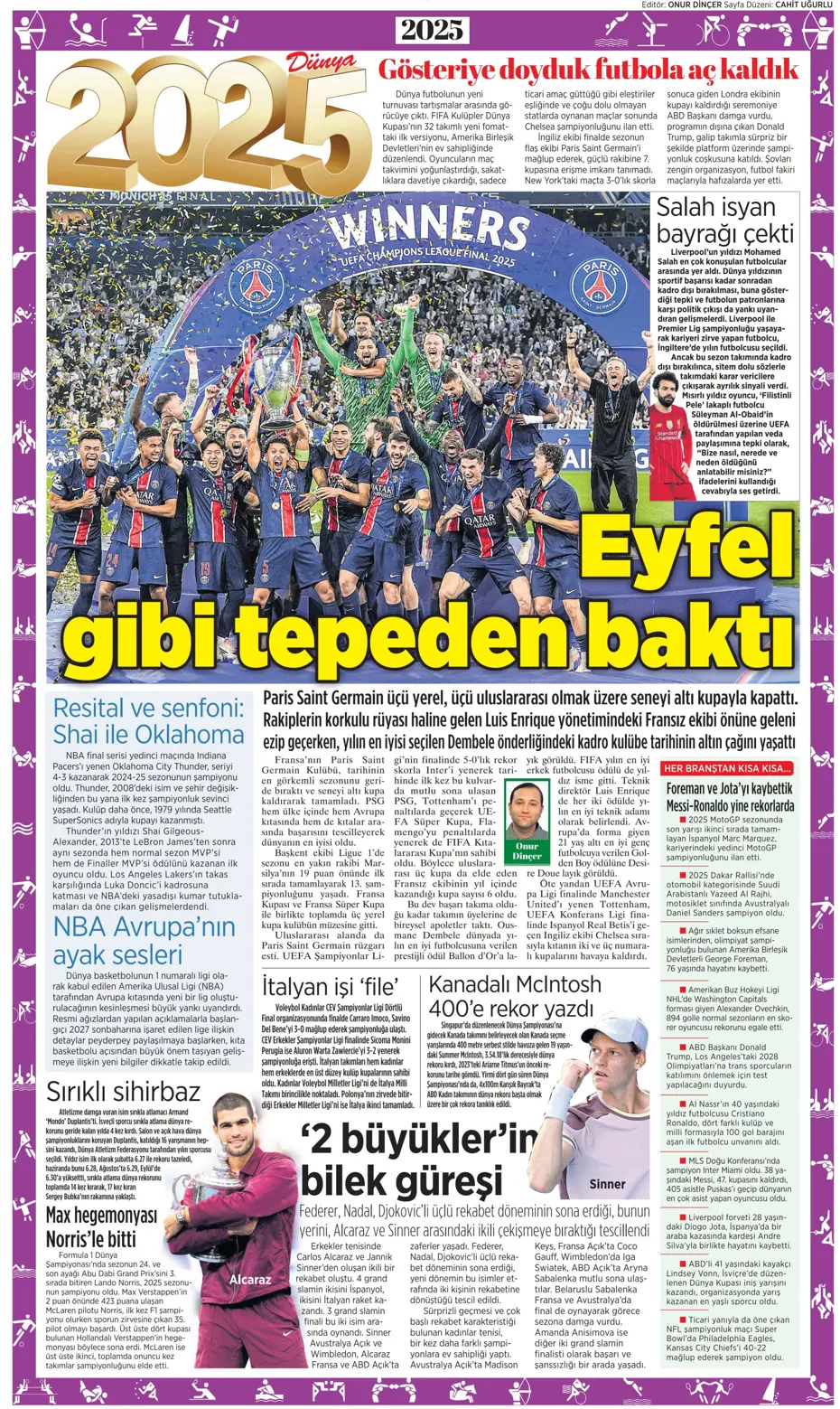 "Tedesco'dan transferde 3 isme olumlu rapor" | Sporun manşetleri - 19