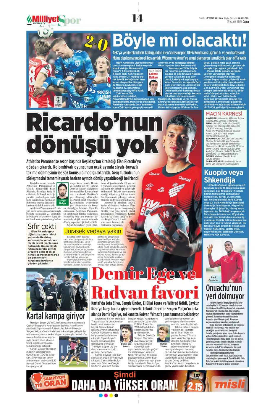 "Ve Lucas Beraldo'dan Galatasaray'a cevap geldi" | Sporun manşetleri - 29