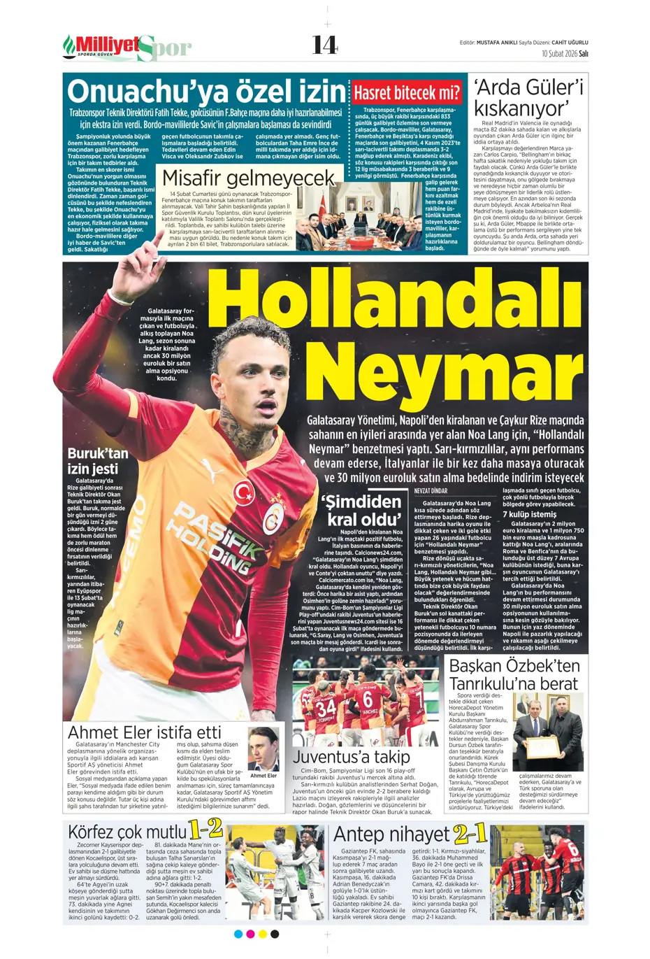 "Victor Osimhen'le ilgili bomba iddia" | Sporun manşetleri - 36 "Victor Osimhen'le ilgili bomba iddia" | Sporun manşetleri - 36