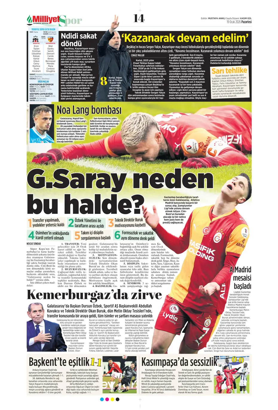 "Sonunda Maestro bombası patlıyor" | Sporun manşetleri - 40