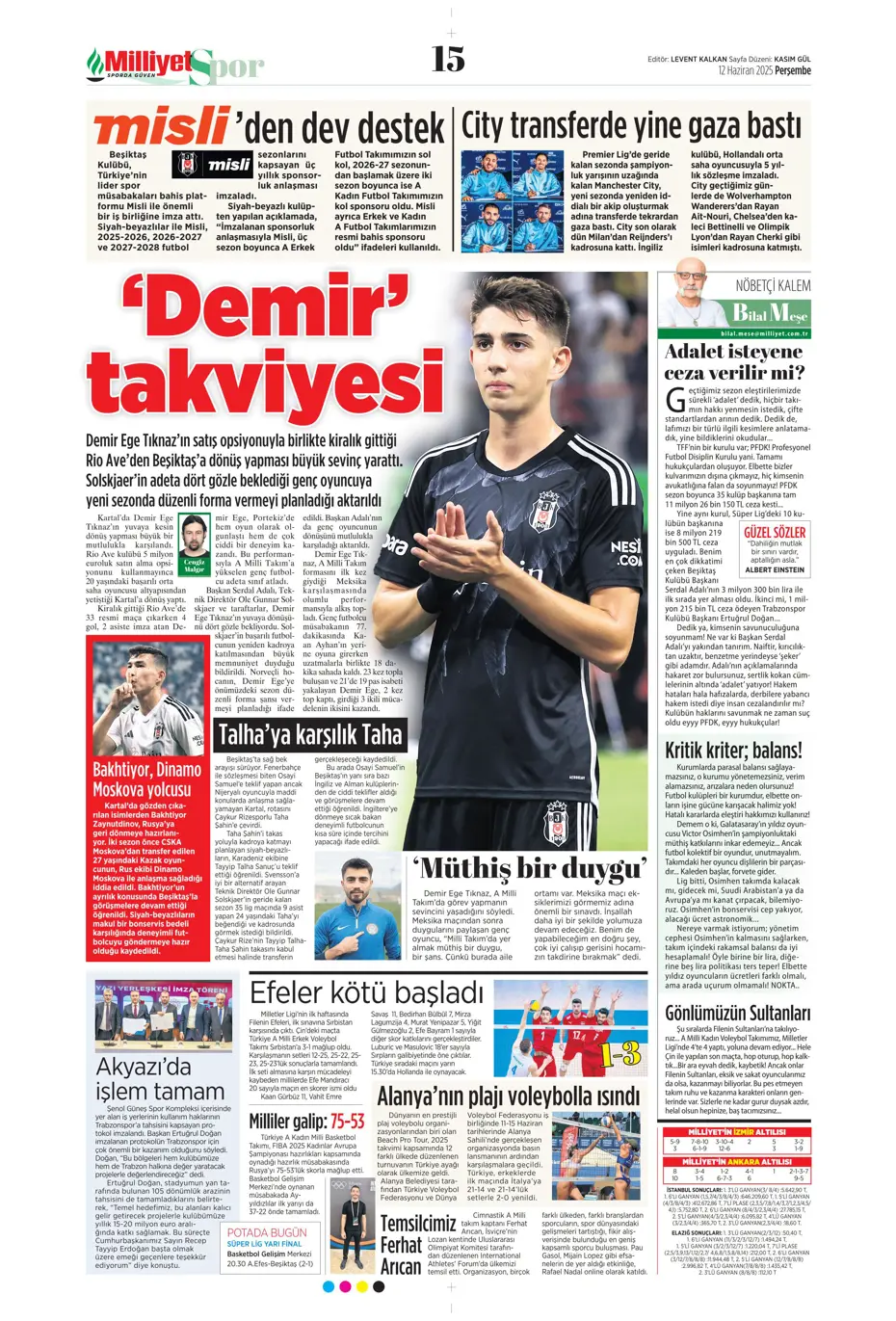 "Osimhen'in yerine En-Nesyri" | Sporun manşetleri - 13