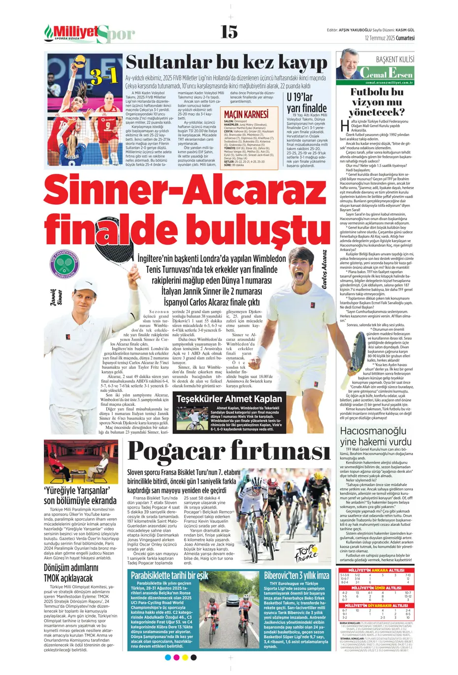"Asensio ve Skriniar birlikte geliyor" | Sporun manşetleri - 13