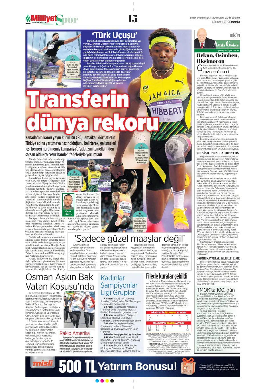 "Sofyan Amrabat'tan şok eden tavır" | Sporun manşetleri - 13