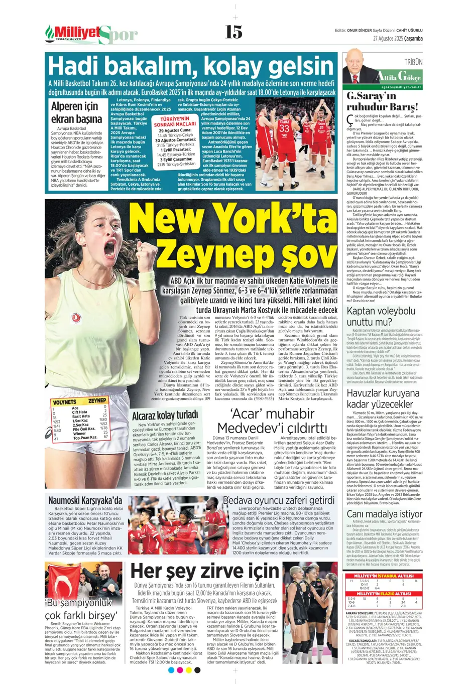 "Fenerbahçe'den 850 milyon euroluk tarihi hamle" | Sporun manşetleri - 14