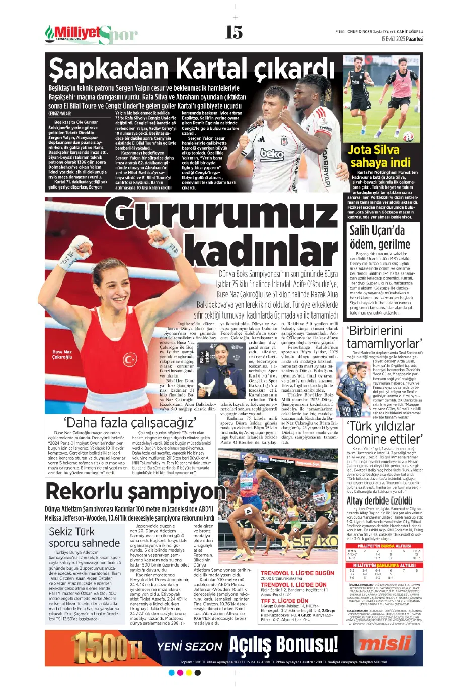 "Galatasaray'da Leroy Sane sıkıntısı" | Sporun manşetleri - 14
