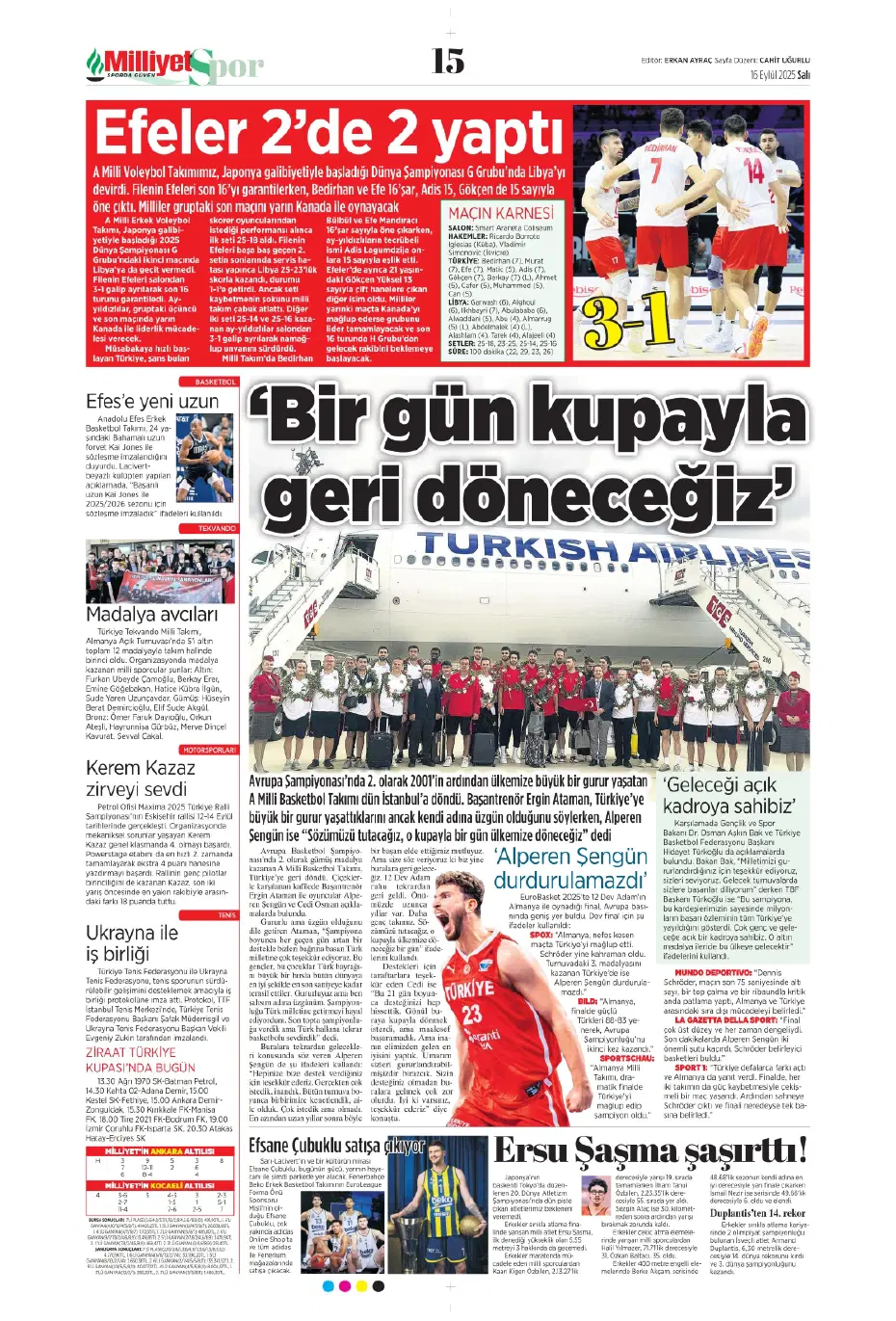 "Fenerbahçe'den David Alaba bombası" | Sporun manşetleri - 9