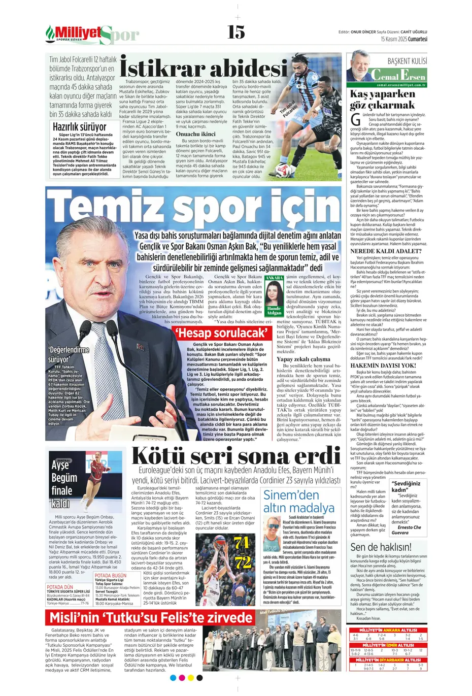 "İşte Fener'in Lewandowski için planı" | Sporun manşetleri - 19