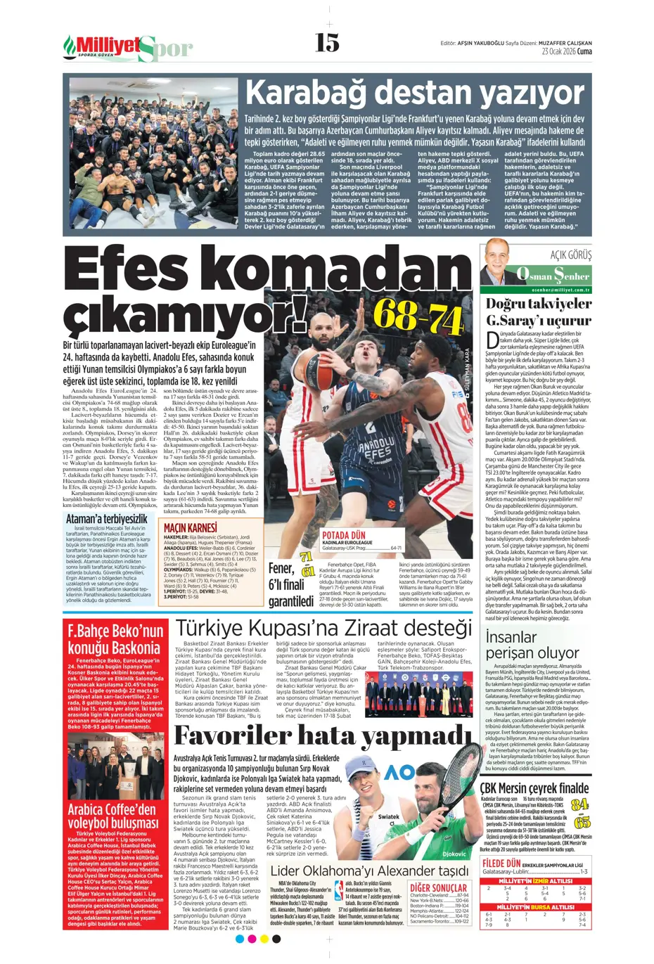 "Fenerbahçe'de En-Nesyri'nin yerine gelecek golcü belli" | Sporun manşetleri - 21 "Fenerbahçe'de En-Nesyri'nin yerine gelecek golcü belli" | Sporun manşetleri - 21