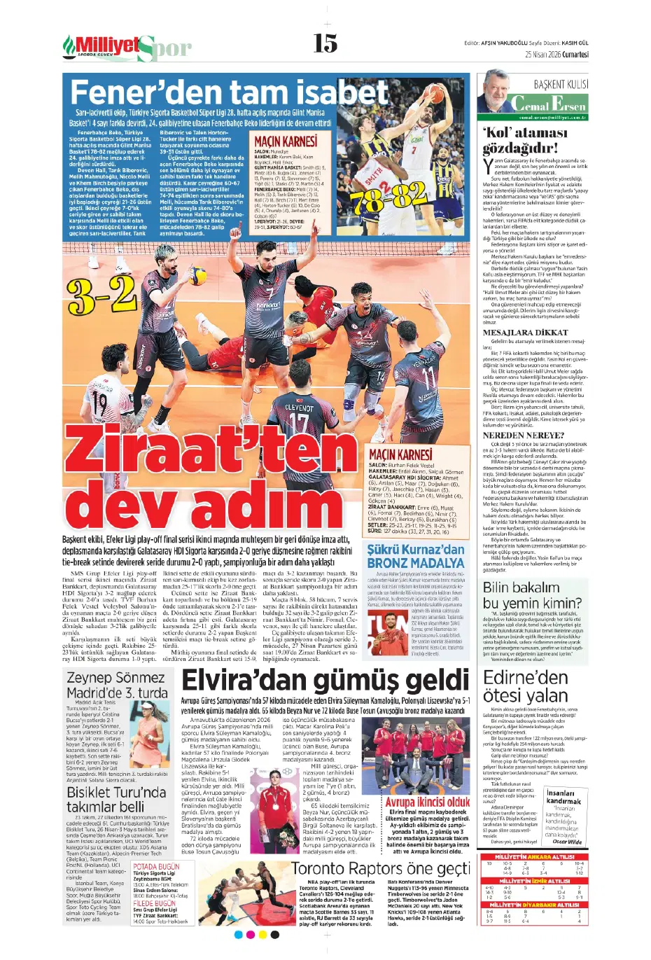 "Orkun Kökçü için 60 milyon euroyu gözden çıkardılar" | Sporun manşetleri - 19