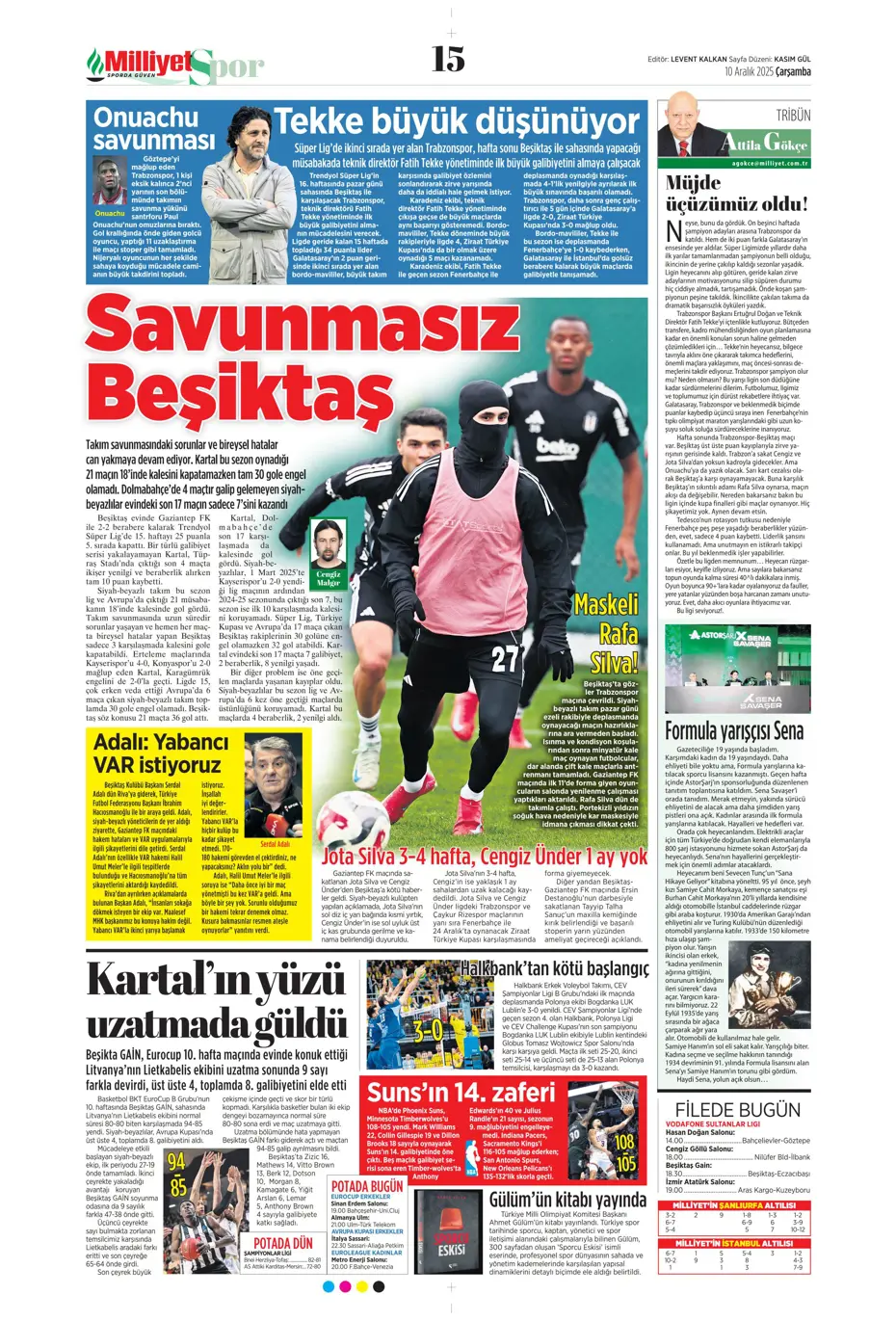 "Galatasaray 10 saniyede yıkıldı" | Sporun manşetleri - 19