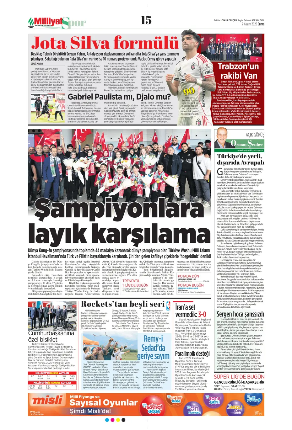 "Hakem Fenerbahçe'nin 2 puanını çaldı" | Sporun manşetleri - 15