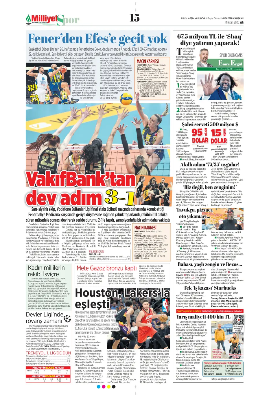 Tedesco takımdan ayrılmasına izin verdi, Fenerbahçe'ye veda ediyor | Sporun manşetleri - 27