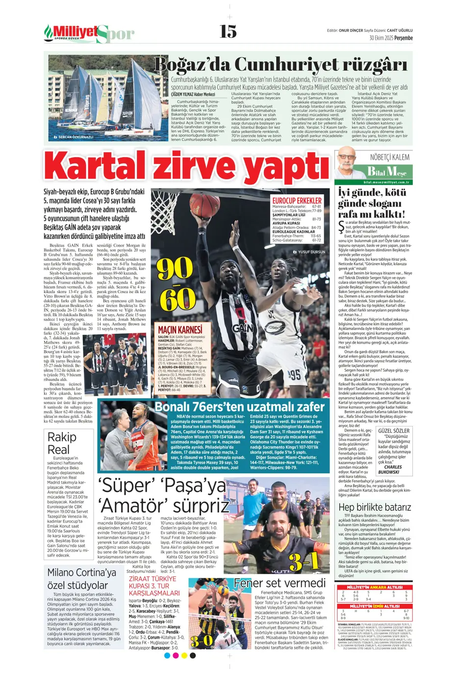 "Talisca teklife "Evet" dedi" | Sporun manşetleri - 13