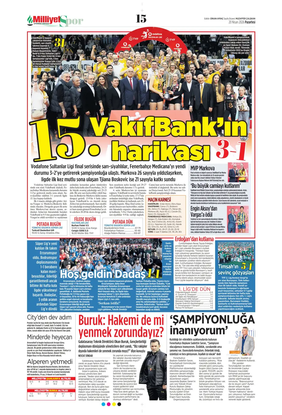 Eyvah! Gabriel Sara için geliyorlar | Sporun manşetleri - 28 Eyvah! Gabriel Sara için geliyorlar | Sporun manşetleri - 28