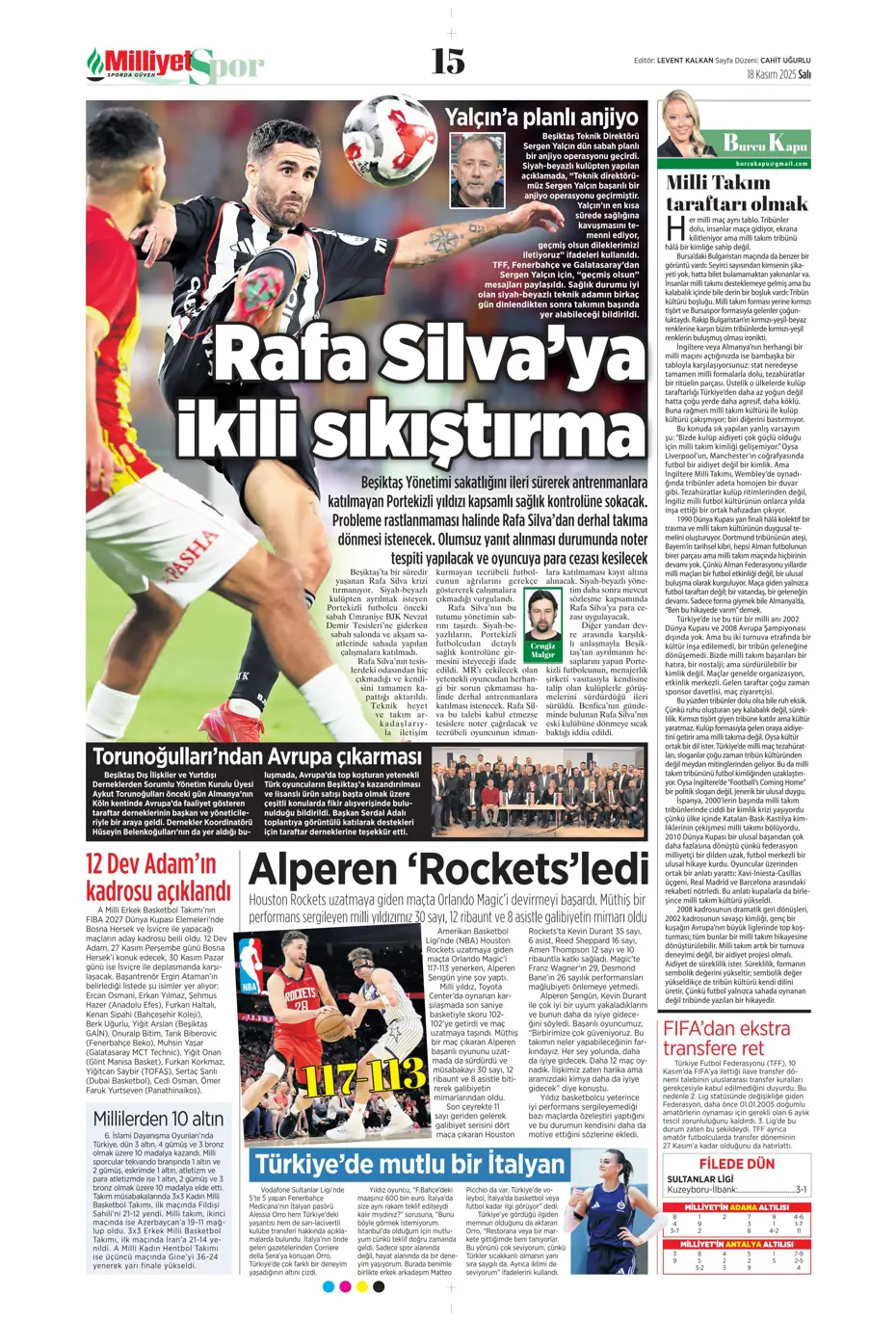 "Fenerbahçe'ye Diego Carlos piyangosu vurdu" | Sporun manşetleri - 14