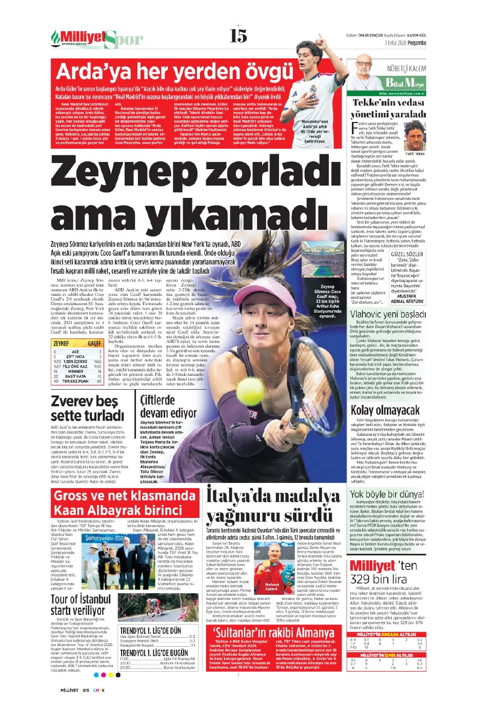 Can Uzun derken 2 isim daha! Fenerbahçe'den son gün bombaları | Sporun manşetleri - 9 Can Uzun derken 2 isim daha! Fenerbahçe'den son gün bombaları | Sporun manşetleri - 9