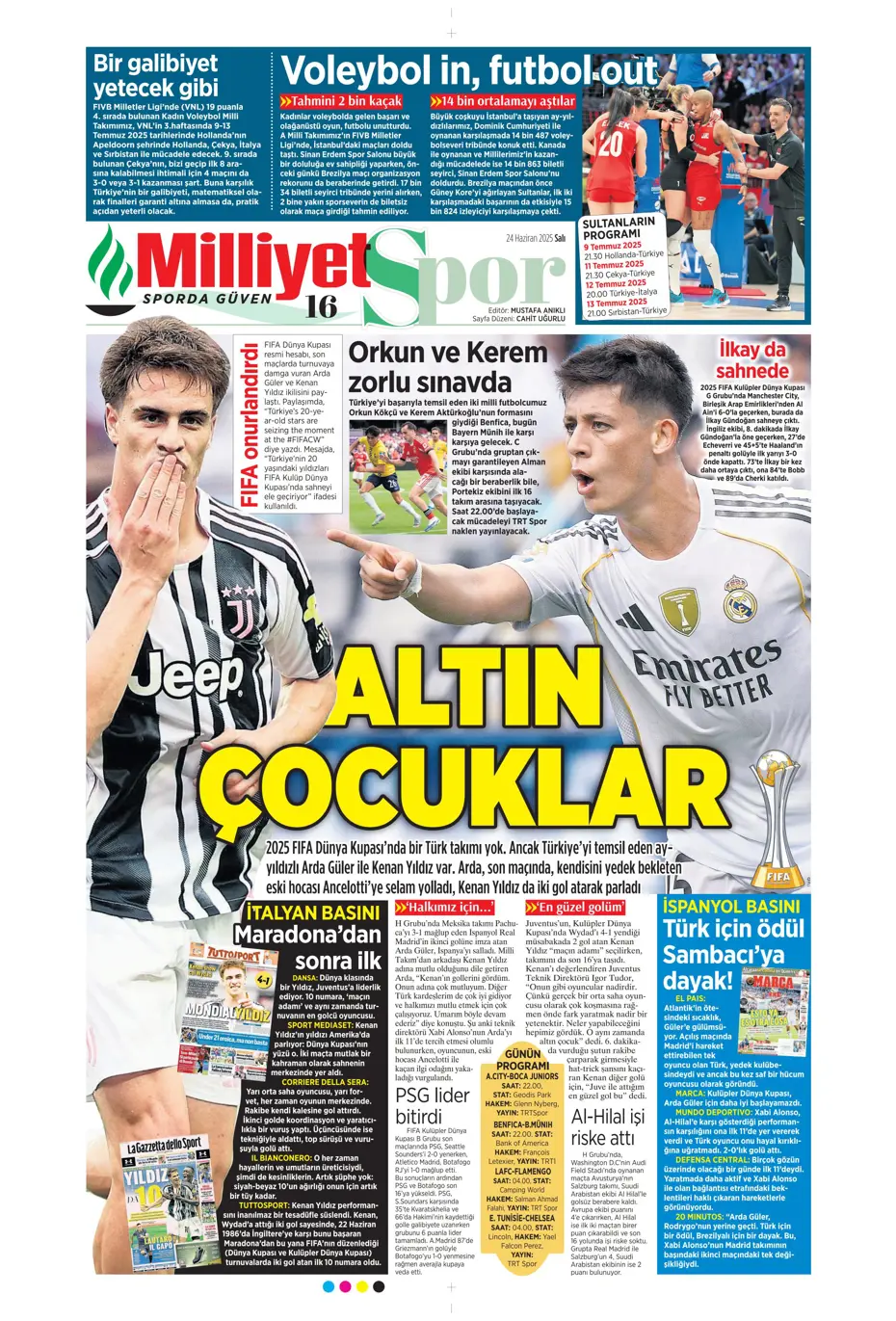 "Victor Osimhen'de son 16 gün" | Sporun manşetleri - 13