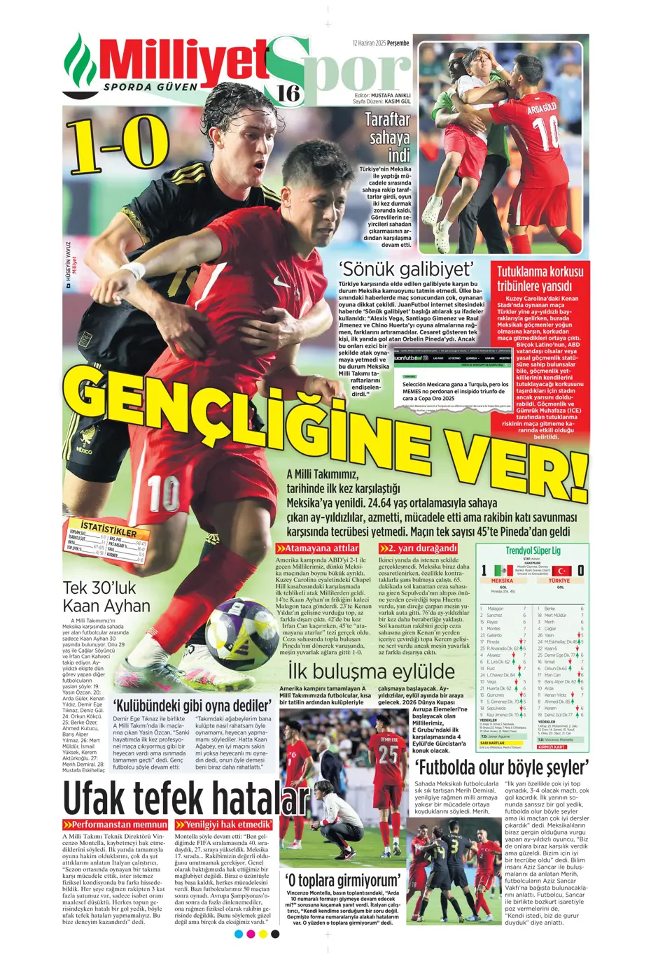 "Osimhen'in yerine En-Nesyri" | Sporun manşetleri - 12