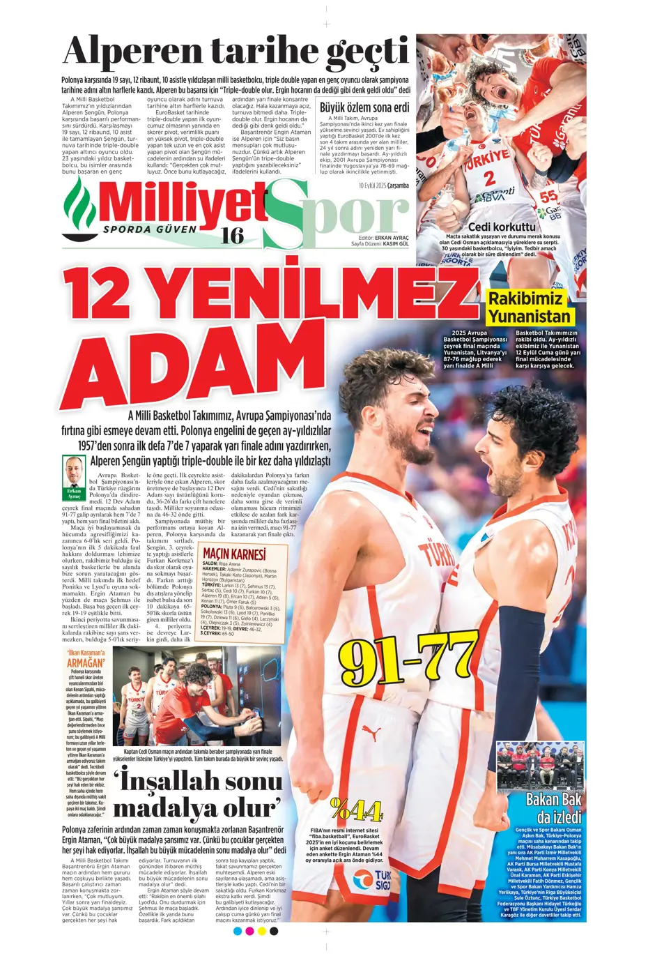 "Mühendislik harikası Domenico Tedesco" | Sporun manşetleri - 10