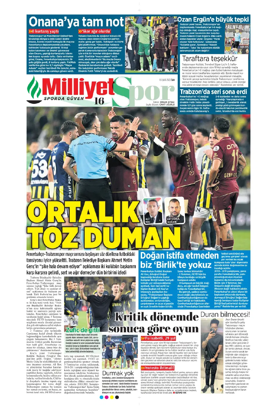 "Fenerbahçe'den David Alaba bombası" | Sporun manşetleri - 9