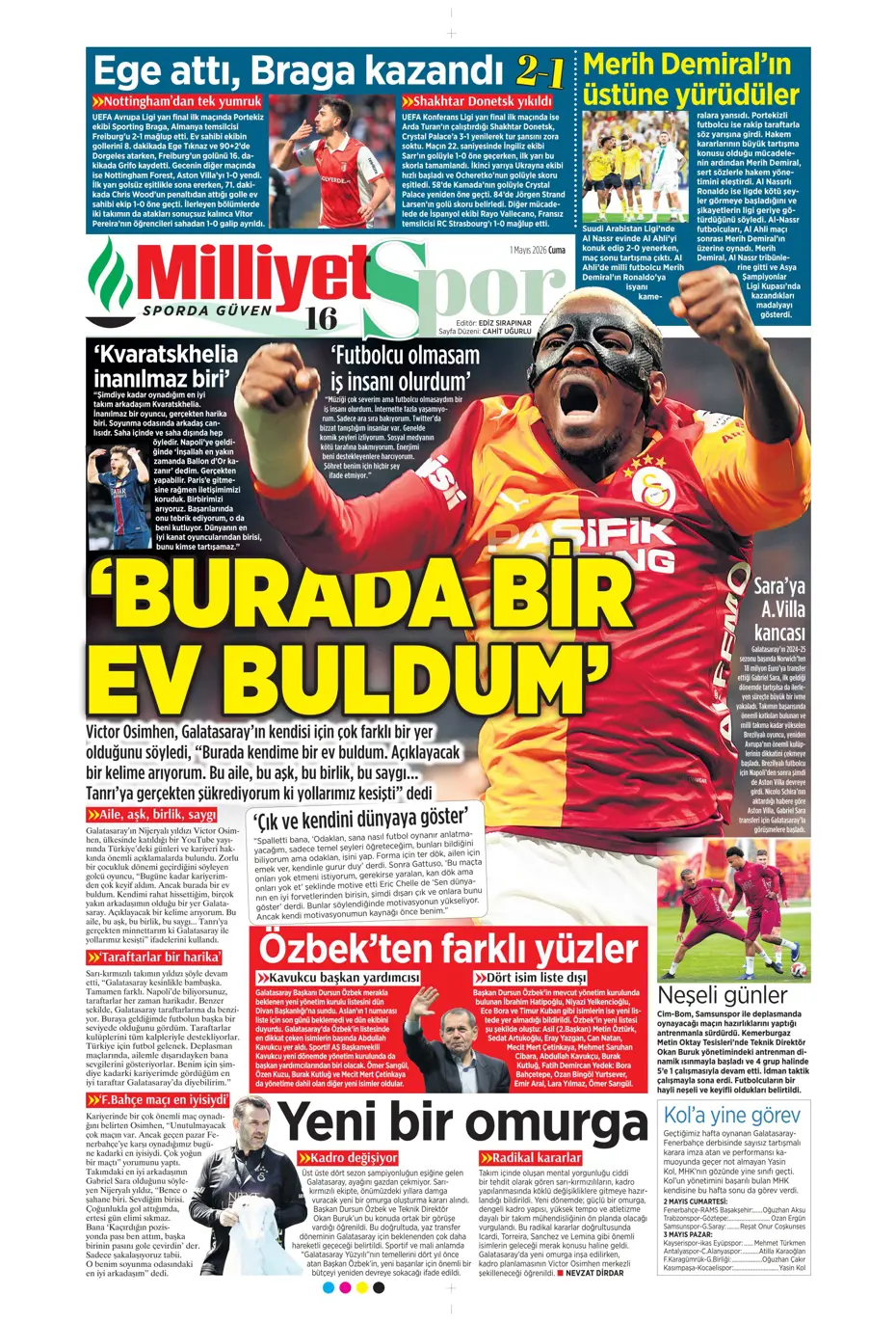 Fenerbahçe'den Salah bombası: Görüşme yapıldı | Sporun manşetleri - 30 Fenerbahçe'den Salah bombası: Görüşme yapıldı | Sporun manşetleri - 30