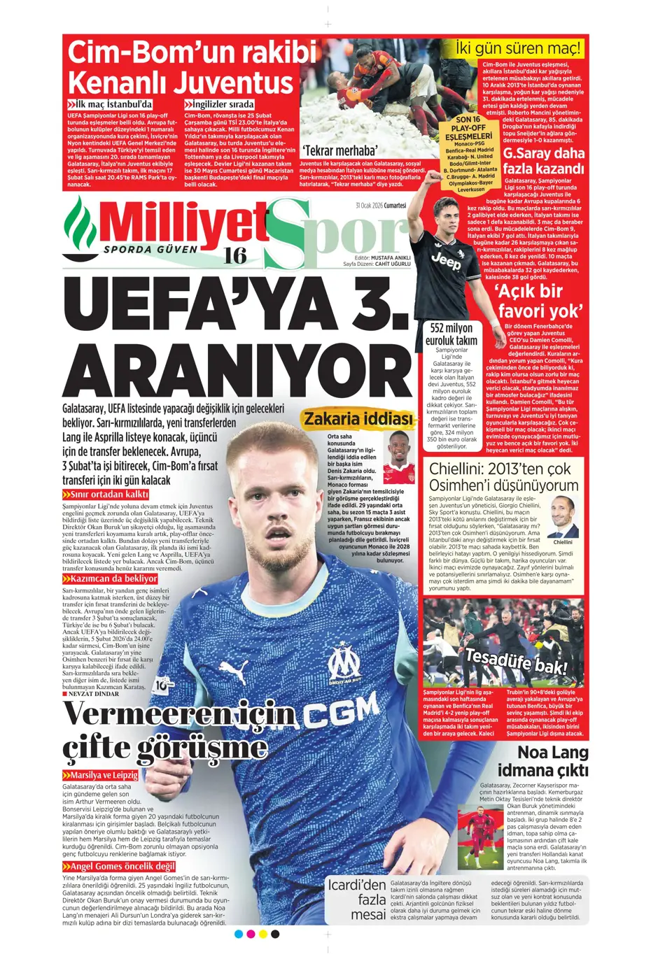 "Lookman, Fenerbahçe'de" | Sporun manşetleri - 32