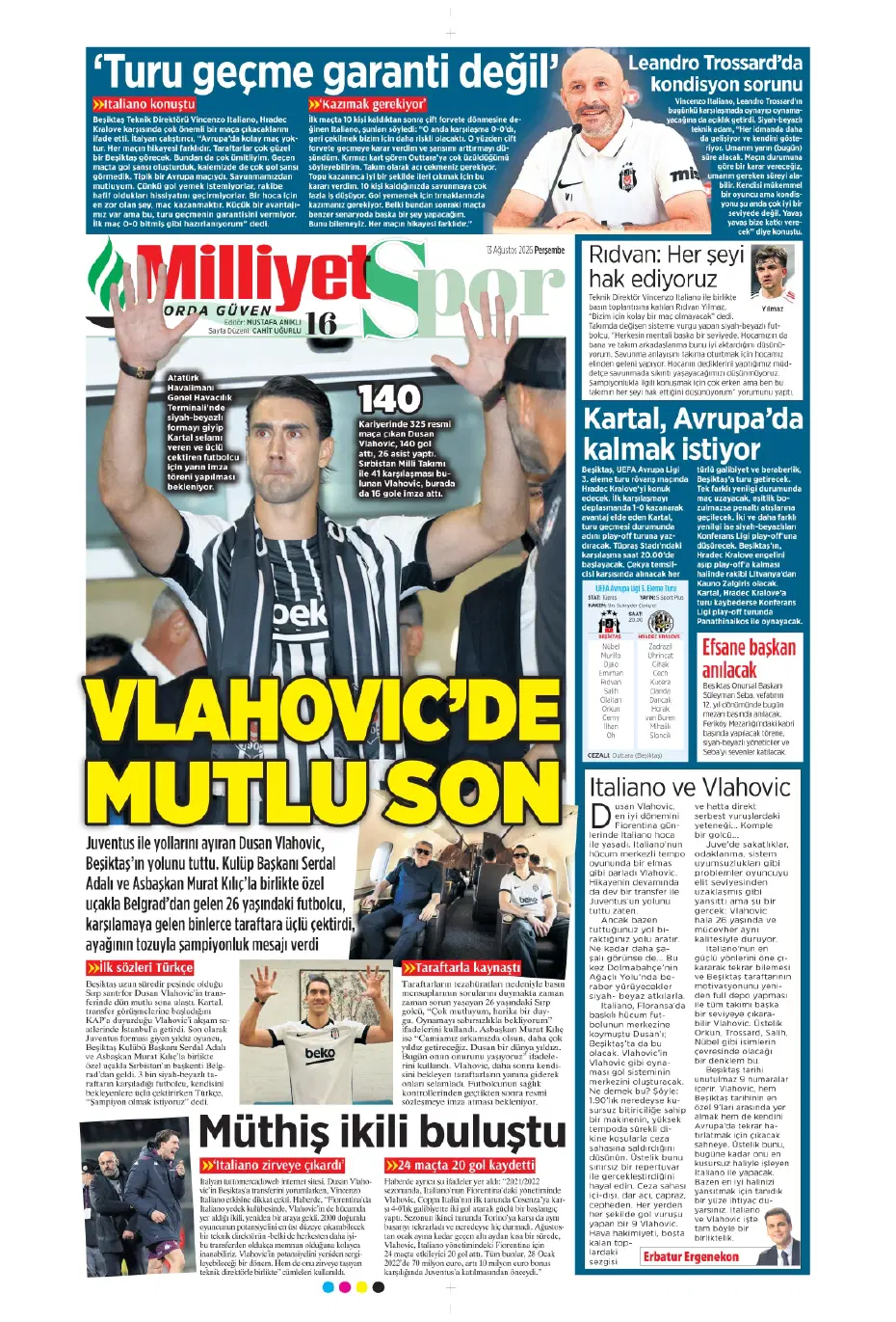 Yüksel Yıldırım, Fenerbahçe'den flaş bir transfer yapıyor | Sporun manşetleri - 20 Yüksel Yıldırım, Fenerbahçe'den flaş bir transfer yapıyor | Sporun manşetleri - 20