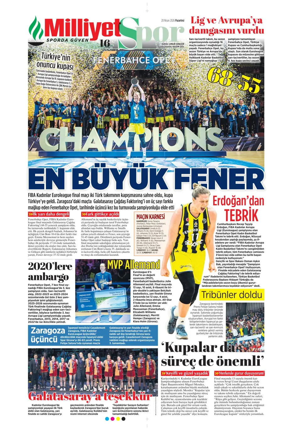 Eyvah! Gabriel Sara için geliyorlar | Sporun manşetleri - 29 Eyvah! Gabriel Sara için geliyorlar | Sporun manşetleri - 29