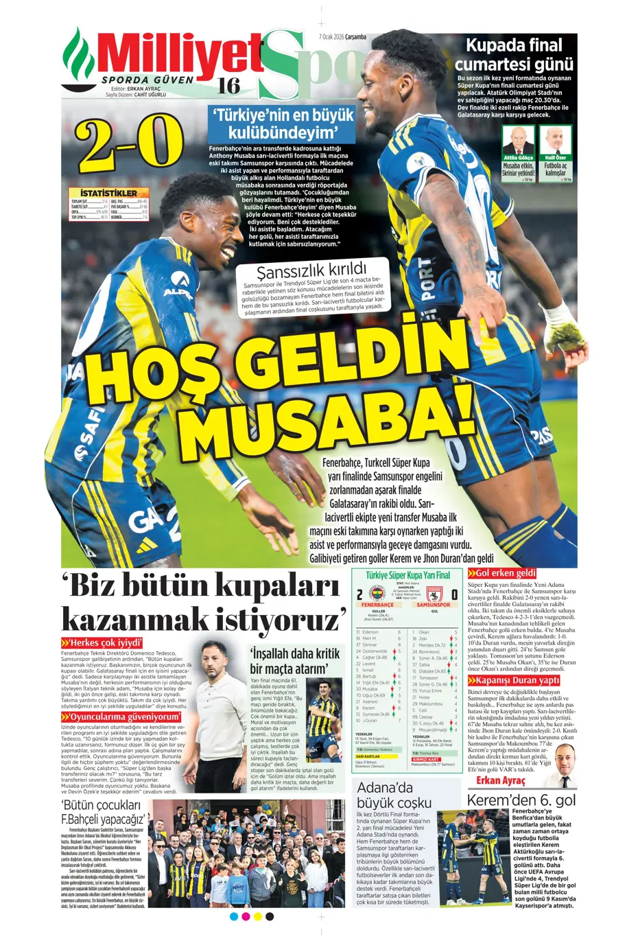 "İrfan Can Kahveci bugün resmi imzayı atacak" | Sporun manşetleri - 31