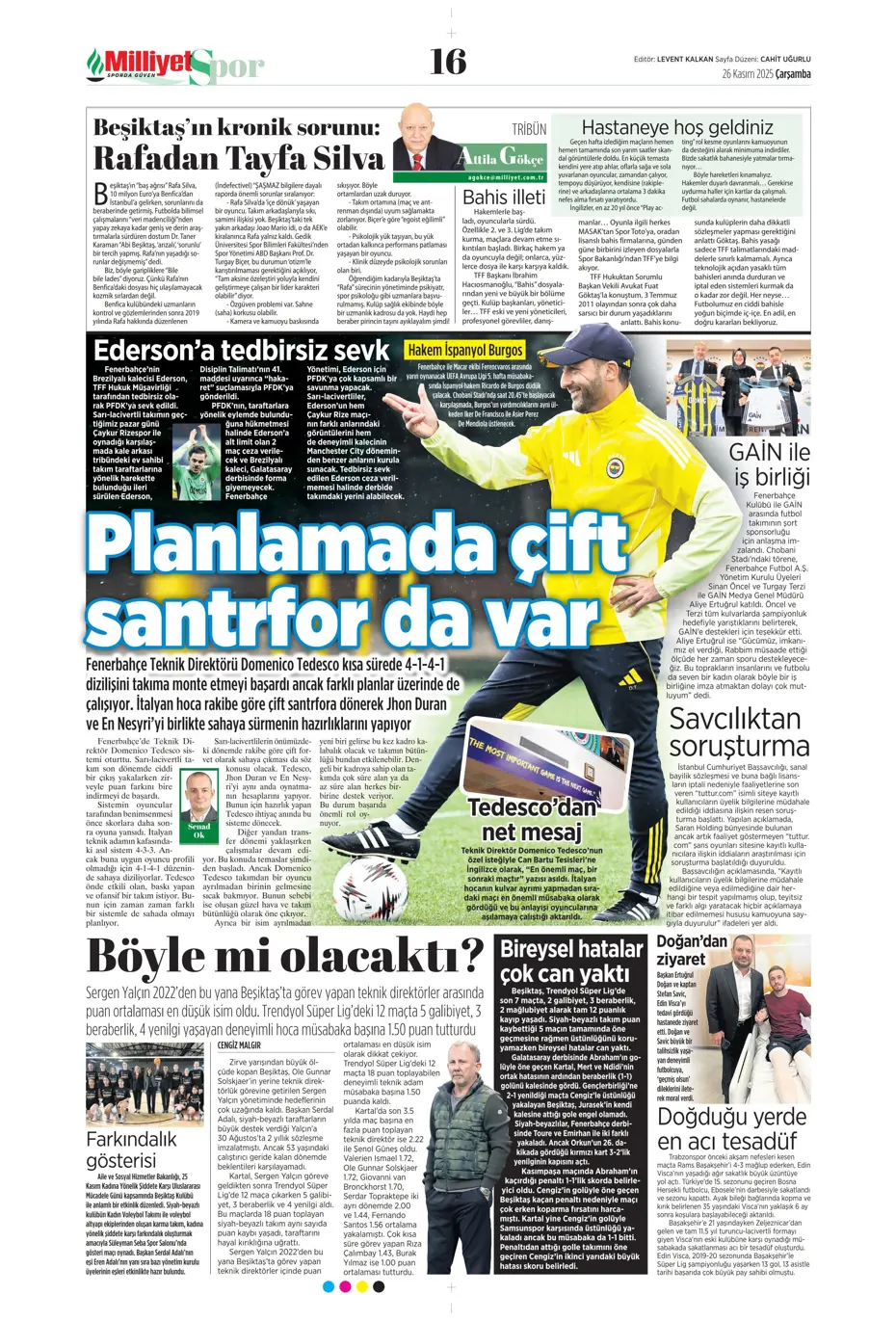 "Galatasaray Şampiyonlar Ligi'nde sakata geldi" | Sporun manşetleri - 16