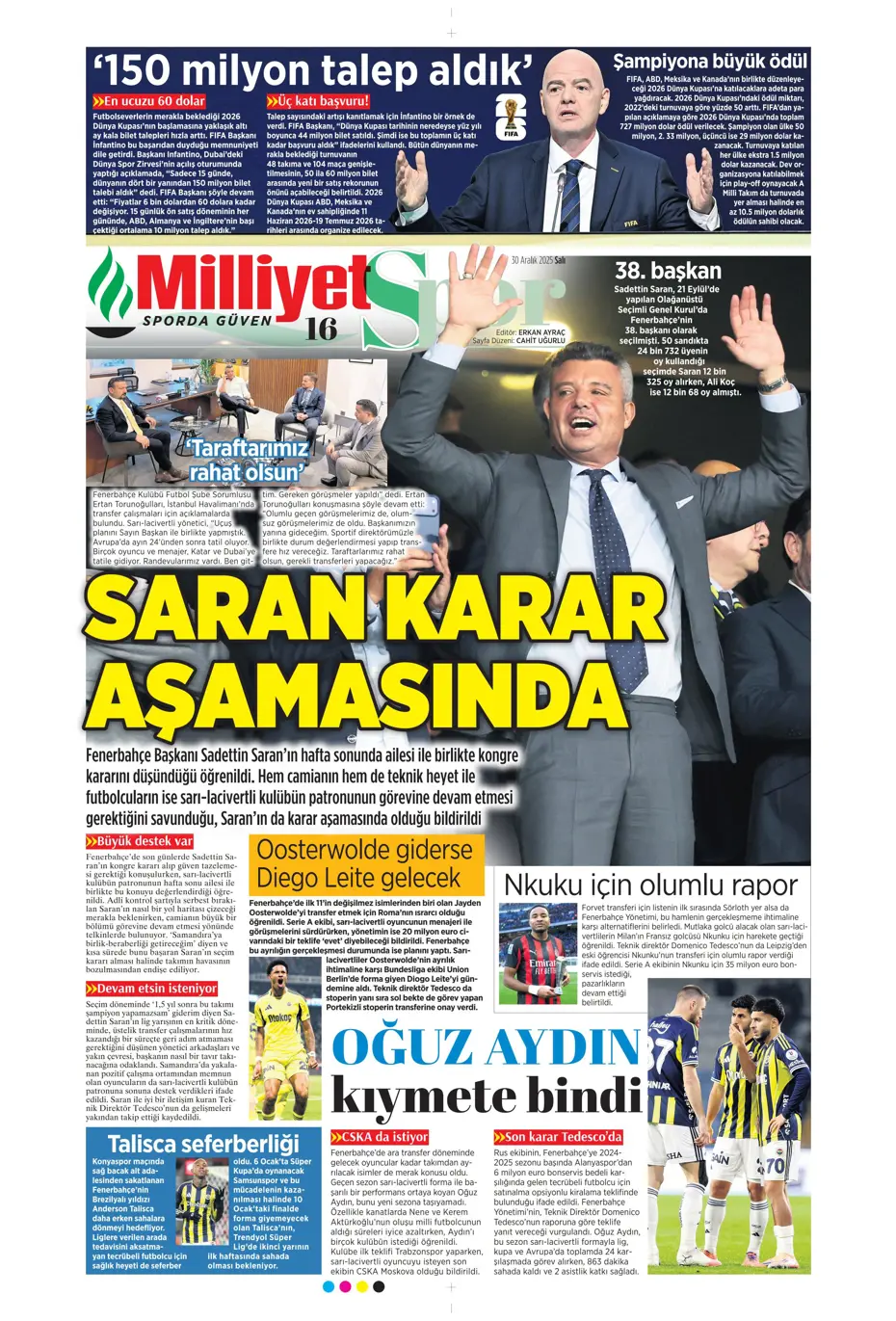 "Marco Asensio için çok çarpıcı iddia" | Sporun manşetleri - 31