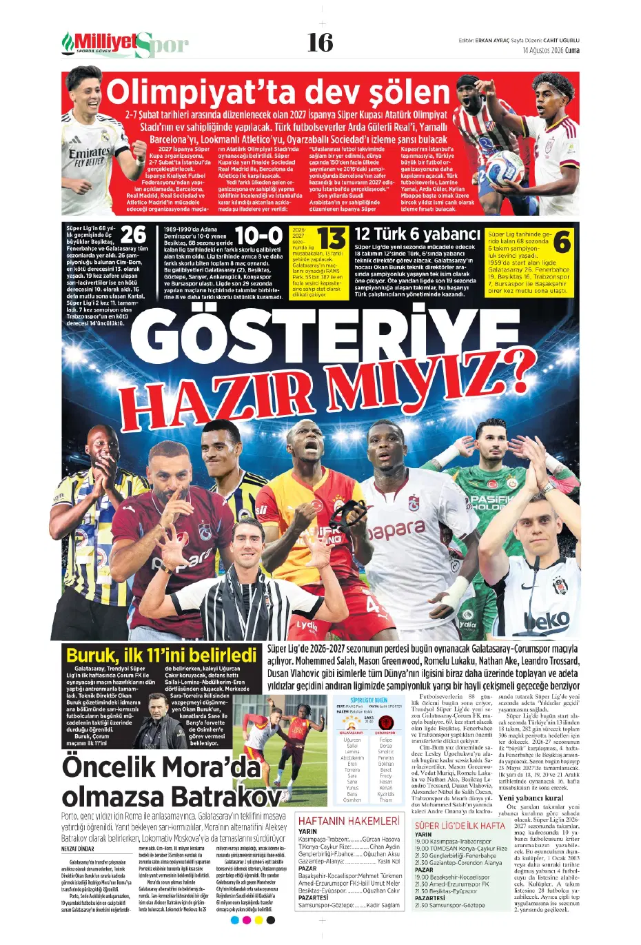 Orkun Kökçü'nün kankası Beşiktaş'a geliyor | Sporun manşetleri - 13