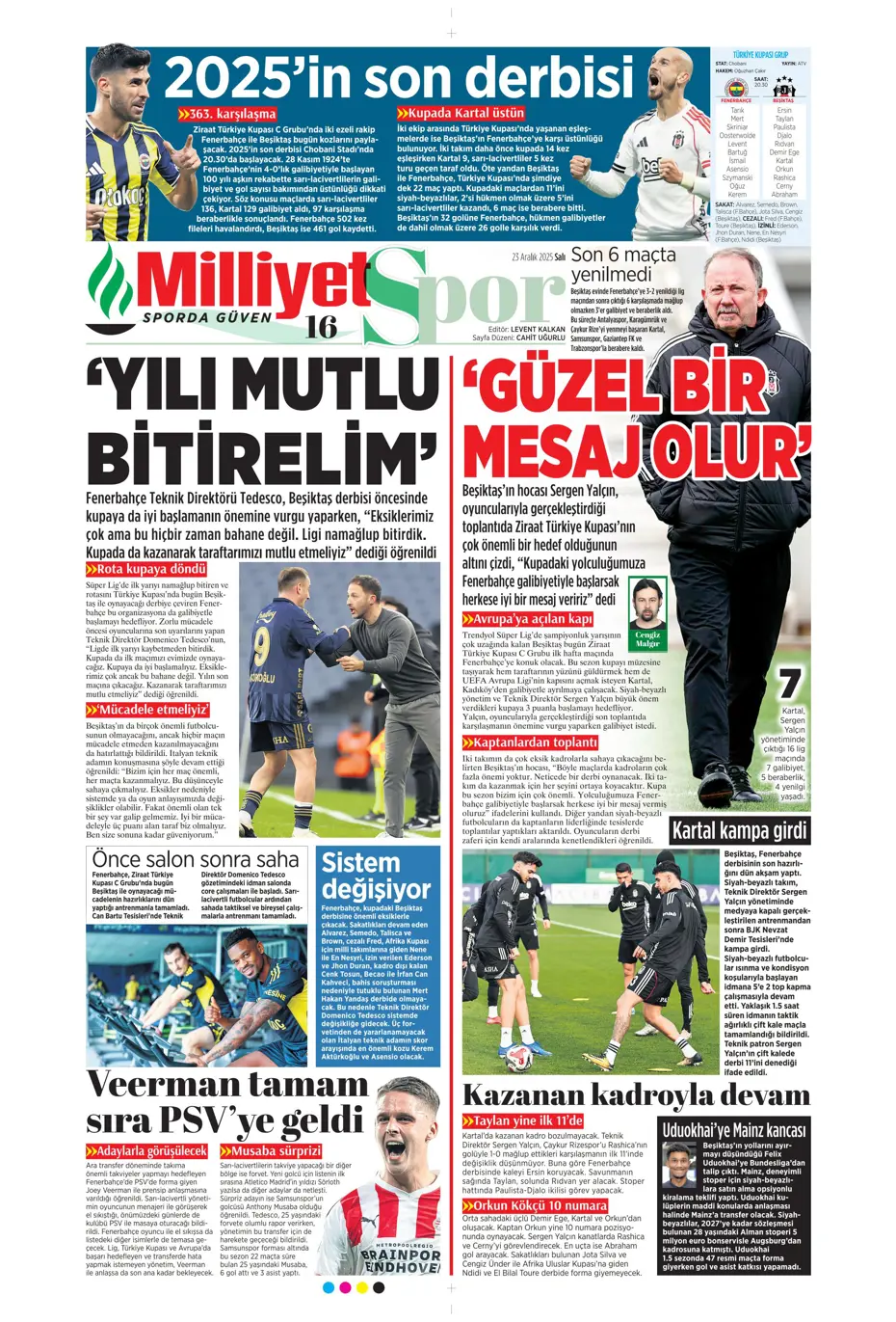 "Fenerbahçe'den Talisca'yla ilgili son karar çıktı" | Sporun manşetleri - 31 "Fenerbahçe'den Talisca'yla ilgili son karar çıktı" | Sporun manşetleri - 31